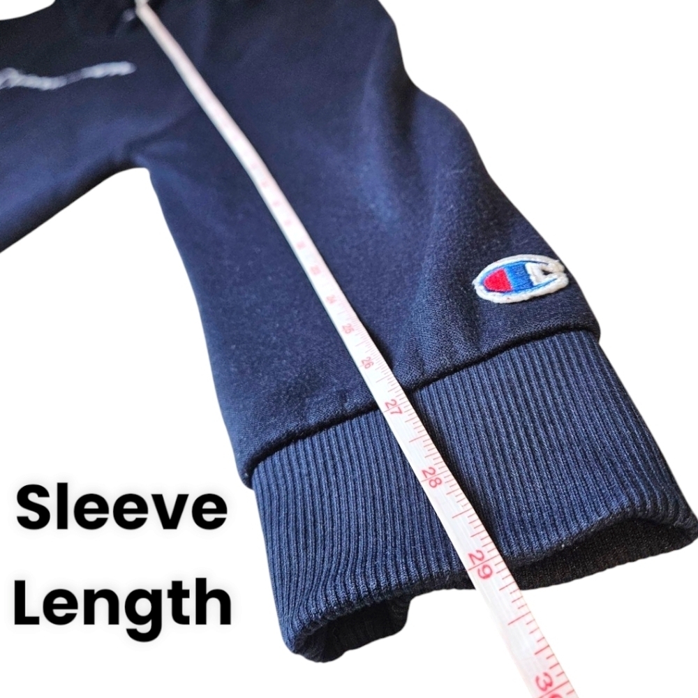 Boys Blue Champion Hoodie Sz Medium - Picture 5 of 7